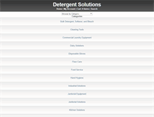 Tablet Screenshot of detergentsolutions.com